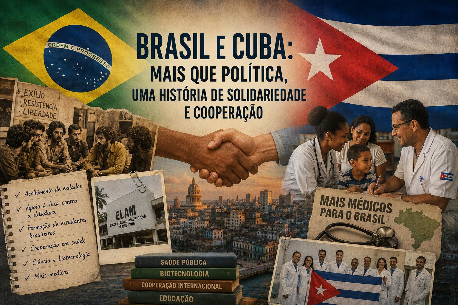 Brasil e Cuba: uma história de cooperação, solidariedade e intercâmbio muito além do Mais Médicos